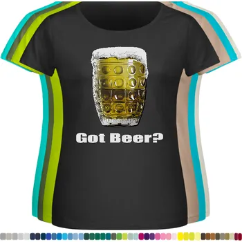 damske-levne-bavlnene-tricko-digitalni-potisk-dobre-pivo Barva: Black -černá, velikost: 7XL