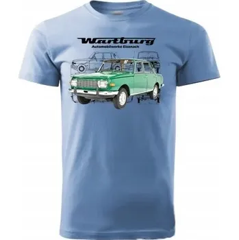 Pánské oblečení Tričko STRIKER Wartburg Barva: modrá, Velikost: S