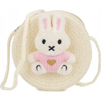 Kabelka Dětská kabelka králíček, pletená, na zapínání, boho Agrafka unisize