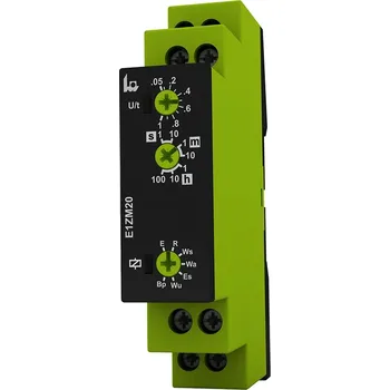 Relé TELE RELÉ ČASOVÉ E1ZM20 24-240V AC/DC MULTIFUNKCE 7 FUNKCÍ 1CO A 1 NO 110210