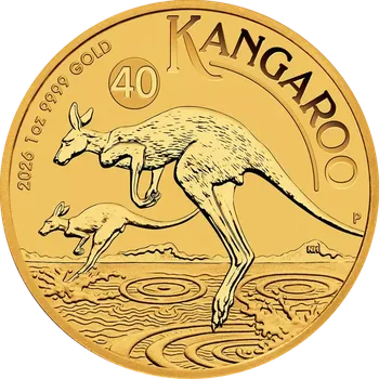 Perth Mint Zlatá investiční mince Kangaroo 1 Oz | 2026 | 31,1 g