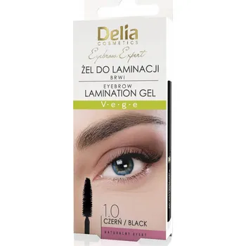 Tužka na obočí DELIA Gel na laminování obočí, 4 ml 1.0 ČERNÝ