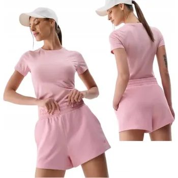 Dámské kraťasy 4F dámské sportovní kraťasy (kraťasy) do půlky stehen, bavlna (bavlna), velikost XS
