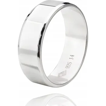 Prsten POSTŘÍBŘENÝ PRSTEN SE ZKOSENÝM VZOREM, VELIKOST 24