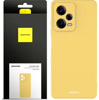 Pouzdro na mobilní telefon Zadní Kryt Spacecase pro Xiaomi Redmi Note 12 Pro 5G žlutý