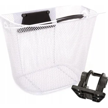 Košík na láhev Přední košík na kolo Kands Košík KANDS BÍLÝ KLIK bílý