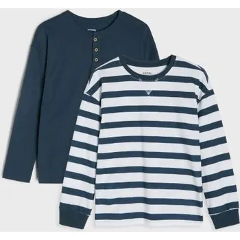 Chlapecké tričko Sinsay - Bavlněná trička 2 pack - bílá - 573DN-00X - 573DN-00X-98