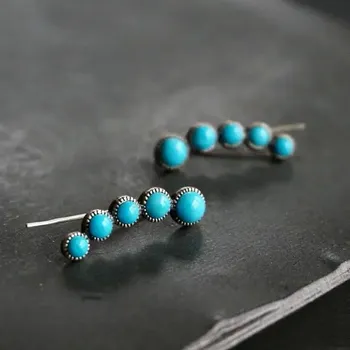 Náušnice Elegantní visací zelené vintage náušnice | náušnice, šperk - Styl-43