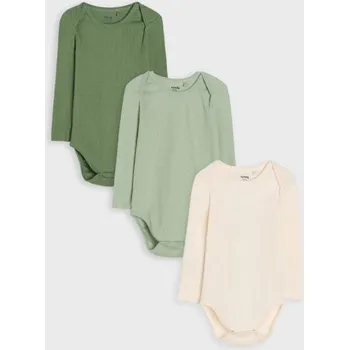 Kojenecké oblečení Sinsay - Prúžkované body 3 pack - krémová - 004FX-01X - 004FX-01X-62