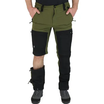 Pánské kalhoty Asoto Vattern Zip-Off pánské olivové outdoor kalhoty DWR odepínací nohavice 2v1 XXL