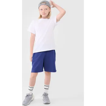 Chlapecké kraťasy CHLAPECKÉ KRAŤASY 4F DĚTSKÉ ŠORTKY SPORTOVNÍ TEPLÁKOVÉ BAVLNA NA TĚLOCVIK 128