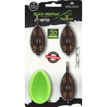 Návnadová surovina Mikado Krmítkový Set - Method Feeder Q.M.F. Aperio 3ks + forma Hmotnost: 40g