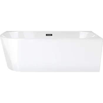 Vana Akrylátová rohová vana Corsan s odtokem uprostřed, 160 x 75 cm