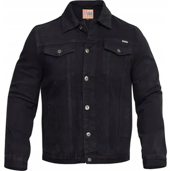 Moto oblečení Velká pánská džínová bunda Duke London Trucker BK 8XL