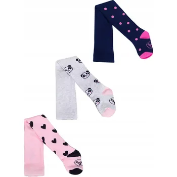 Punčocháče bavlněné v balení 3 ks 92-98 YOCLUB