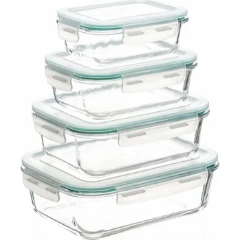 Dóza na potraviny Springos KI0171 4 ks transparentní