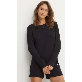 Pánské tričko Tričko s dlouhým rukávem BOSS CI_LS-Shirt 50510326 černá 99X, vel. XS