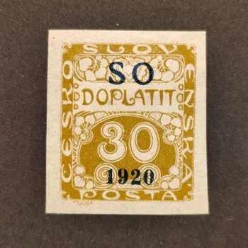 Sběratelství Známka ČSR, Pof.SO38*, 30h