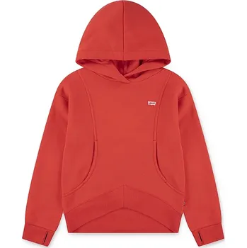 Chlapecká mikina Dětská mikina Levi's BATWING PATCH HOODIE 3EN447 červená 33X, vel. 98