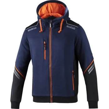 Pánská móda SPARCO Colorado Tech Full Zip modrá pánská mikina/bunda 3XL