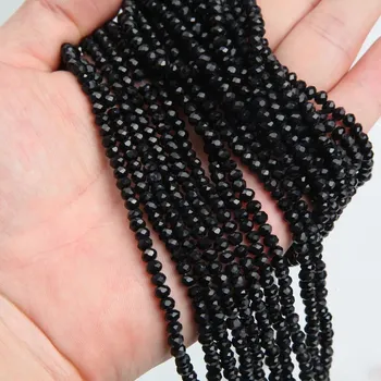 Náramek Křišťálové broušené rondelle korálky | šperky - 1 , 3x4mm (112-120ks)