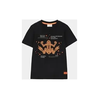 Chlapecké tričko Tričko pro chlapce, velikost 110, černé, chlapecké tričko Coccodrillo WC4