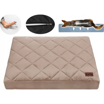 Pelíšek pro psa Salla ortopedické pelíšek pro psa, béžové, 70 cm x 50 cm