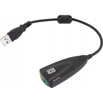 Zvuková karta Externí zvuková karta Aptel USB KABEL