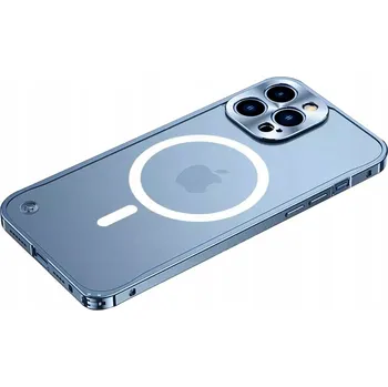 Pouzdro na mobilní telefon Rámeček (bumper) Magsafe pro Apple iPhone 15 Pro Max modrý