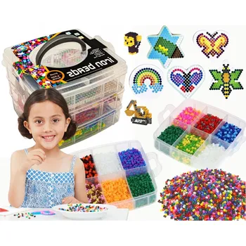 kreativní sada Nažehlovačka MalPlay 6000 pěnových korálků pro děti od 6 let