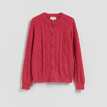 Dámský svetr Reserved - LADIES` SWEATER - růžová - 475IY-30X - 475IY-30X-S