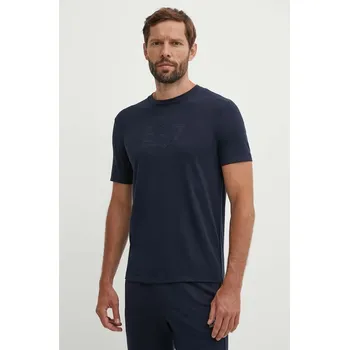 Pánské oblečení Tričko EA7 Emporio Armani PJUJZ.6DPT71.1562 námořnická modř 59X, vel. M