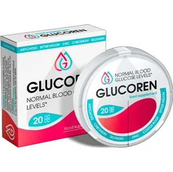 Lék na srdce, cévy a krev Glucoren doplněk stravy pro podporu normální hladiny cukru v krvi 20 kapslí