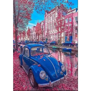 Obraz OBRAZ MALOVÁNÍ PODLE ČÍSEL NAPNUTÝ NA RÁMU 50X40 cm