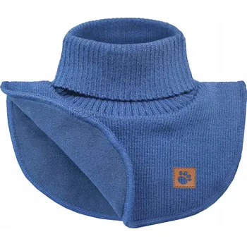 Nákrčník Modrý hřejivý NÁKRČNÍK fleecový šátek s rolákem, vel. 52-56, univerzální, 7-16 let