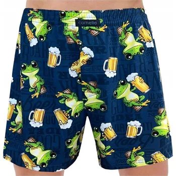 Boxerky Pánské boxerky Cornette Classic 011/183 vel. 3XL (54) bavlněné, žáby, pivo