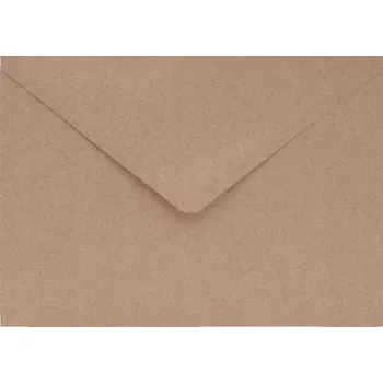 Obálka Ozdobné obálky na pozvánky C5, hnědé EKO