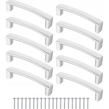 Nábytkové kování 10 Ks Nábytková úchytka UG 96mm stříbrných + vruty