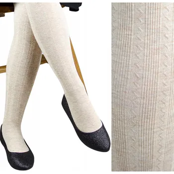 Dětské punčocháče Noviti béžové polyester velikost 146