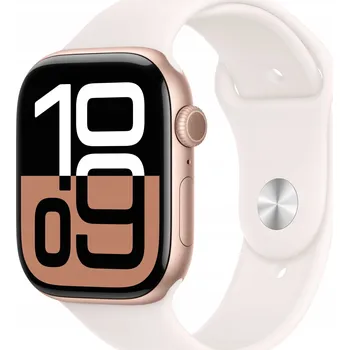 Hodinky Apple Watch Series 10 GPS + Cellular 46mm OLED NFC Wi-Fi BT Růžově Zlaté - Velikost S/M