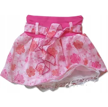 Dámská sukně 134 Vzdušná sukně s ozdobnými krajkovými květinami BS032