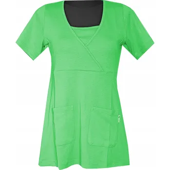 TRIČKO dámské T-SHIRT pro LÉKAŘKU SESTRU zdravotnické šaty ZELENÉ 34 / 36