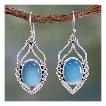 Náušnice Elegantní visací zelené vintage náušnice | náušnice, šperk - Styl-48