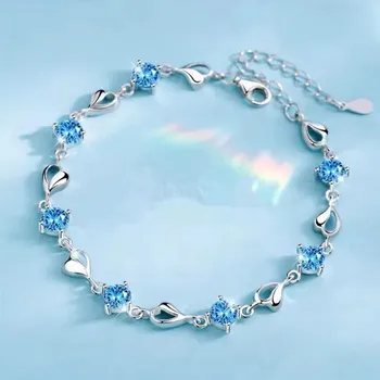 Náramek Elegantní minimalistický náramek ve stříbrné barvě | náramek šperk - 06