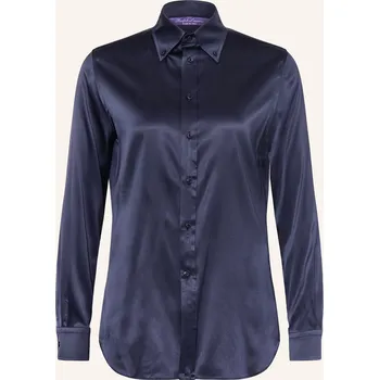Dámská halenka Ralph Lauren Collection Dámská Hedvábná Košile Cameron, tmavě...