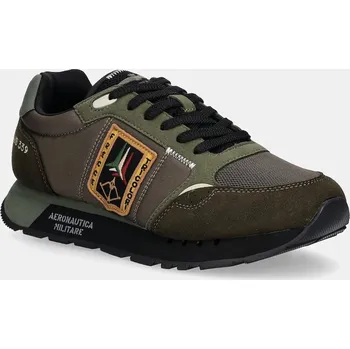 Pánská obuv Tenisky Aeronautica Militare SNEAKERS 252SC0292UCT03331.07301 zelená 97X, EUR 45