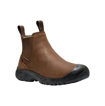Pánská treková obuv KEEN ANCHORAGE BOOT IV WP M dark earth/black US 10,5 / EU 44,0 / UK 9,5 / 28,5 cm; Hnědá obuv + DÁREK DLE VÝBĚRU!