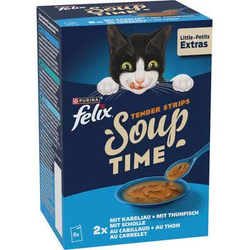 Purina Felix Soup Filet lahodný výběr z ryb