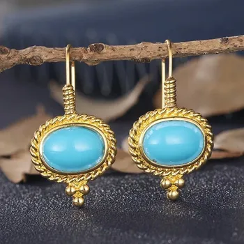 Náušnice Elegantní visací zelené vintage náušnice | náušnice, šperk - Styl-55