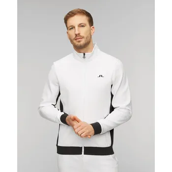 Pánské oblečení Bílá Pánská Bunda J.lindeberg Callum Zip Jacket Amjs10163-white